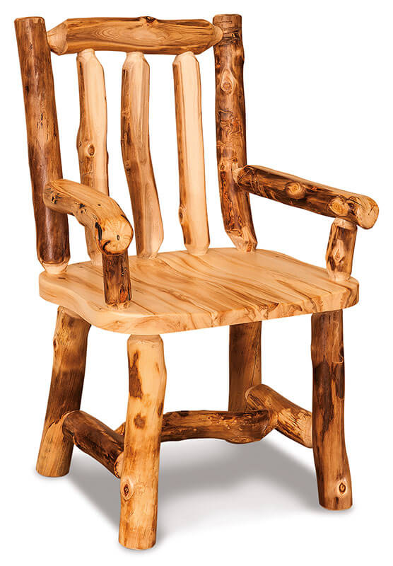 Fireside Log Furniture Arm Chair Aspen