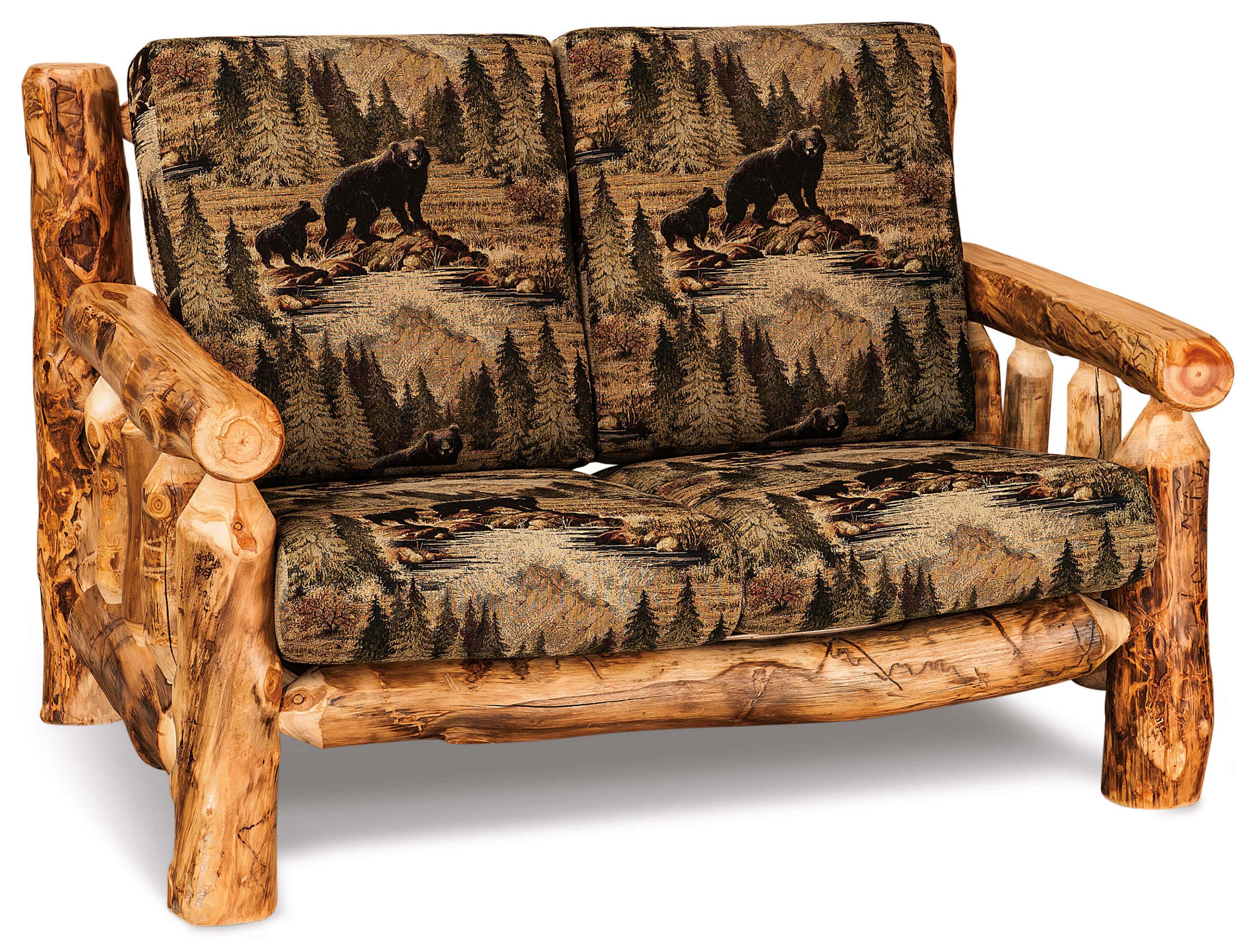 Fireside Log Furniture Loveseat