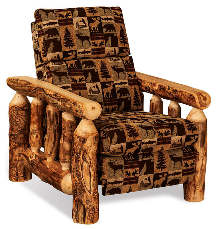 Fireside Log Furniture Recliner