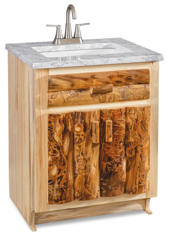 Fireside Log Furniture 24 Inch Bathroom Vanity