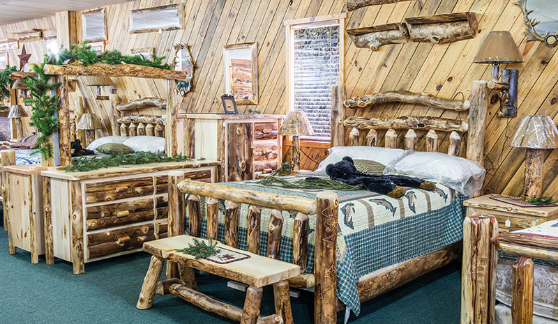 Dutchman Log Furniture Showroom Rustic Bedroom Collection