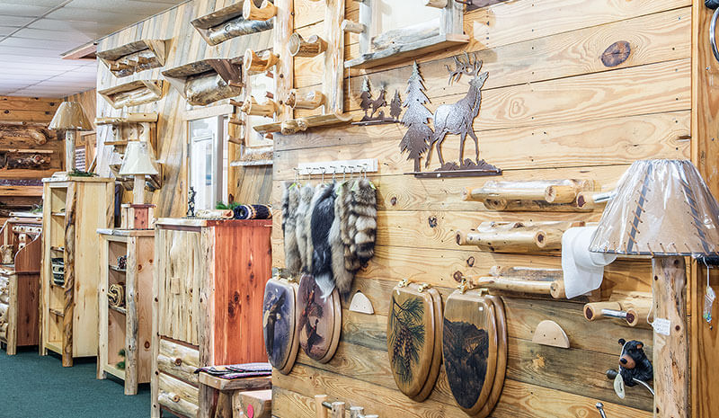 Dutchman Log Furniture Showroom Rustic Designs